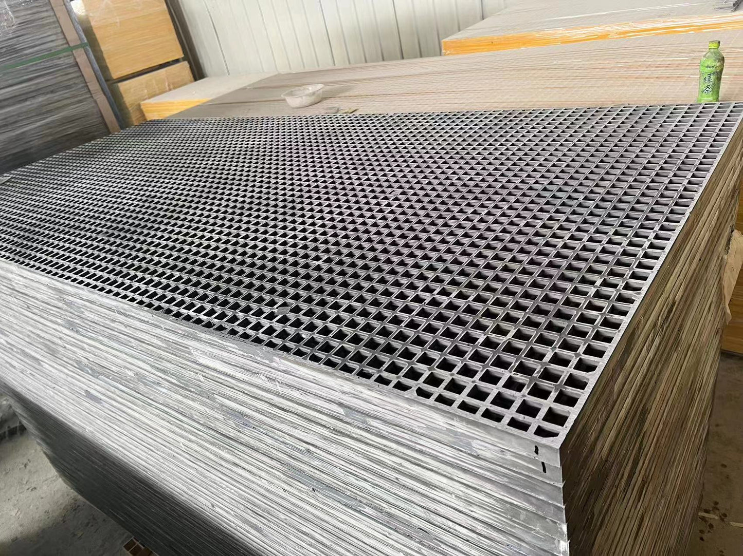 Fiberglass Molded Grating – 6.48' x 4' x 1" Vinyl Ester, Corrosion & Impact Resistant - with FIBERGLASS MOLDED GRATING IMPACT RESISTANT | Sold by Uncle Wiener's Wholesale