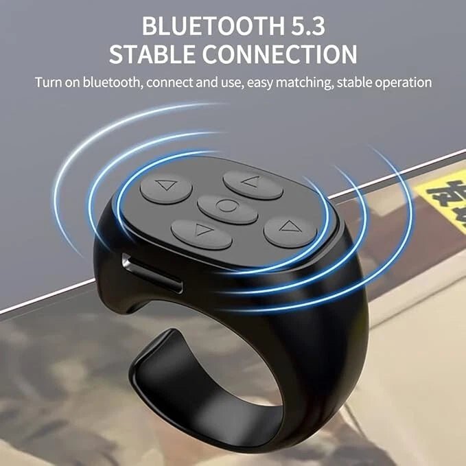 Fingertip Wireless Bluetooth Ring for Page Turning, Video Scrolling & Camera Control LXWD020 - with | Sold by Uncle Wiener's Wholesale