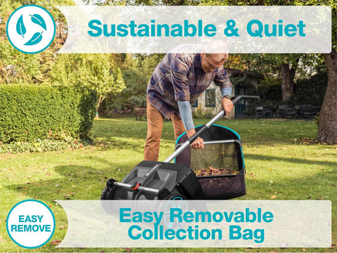 Gardena 3565 Leaf and Lawn Collector, The Clever Back - Saving Solution for Collecting Foliage - with | Sold by Uncle Wiener's Wholesale