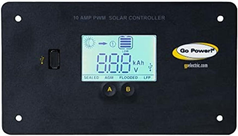 Go Power 80503 Gp - pwm - 10 - fm: 10 Amp Digital Solar - with | Sold by Uncle Wiener's Wholesale