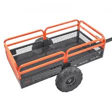 Heavy Duty 1500 LB ATV Dump Trailer – Tow Cart w/ Removable Sides | SKU: 127355 - ATV Utility Dump Trailer with | Sold by Uncle Wiener's Wholesale