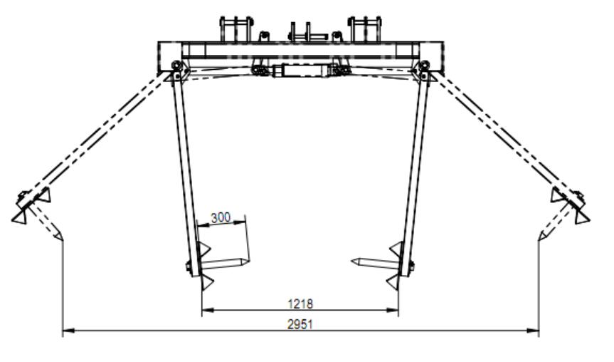 Heavy - Duty 3 - Point Hitch Hay Bale Unroller – Tractor Attachment | 3PBU695 - with | Sold by Uncle Wiener's Wholesale