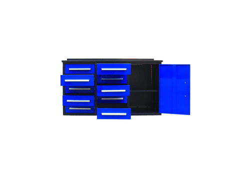 Heavy - Duty 5.5FT Steel Workbench – 10 & 15 Drawer Tool Bench with Locks & EVA Liners - with Stainless 10 Drawers | Sold by Uncle Wiener's Wholesale