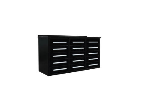 Heavy - Duty 5.5FT Steel Workbench – 10 & 15 Drawer Tool Bench with Locks & EVA Liners - with Stainless 15 Drawers | Sold by Uncle Wiener's Wholesale
