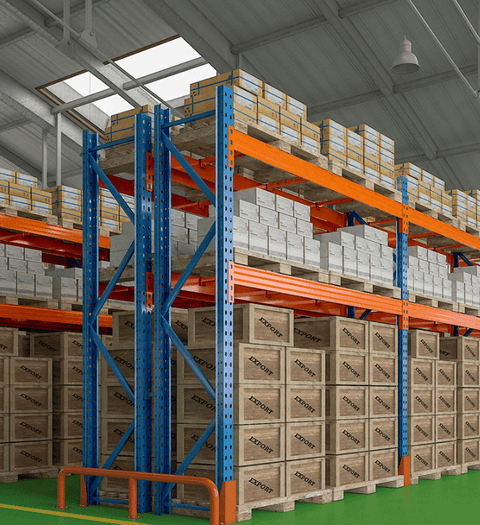 Heavy - Duty Industrial Pallet Racking β Adjustable 8ft to 20ft Warehouse Storage Shelving - with 20 FT RACKING | Sold by Uncle Wiener's Wholesale
