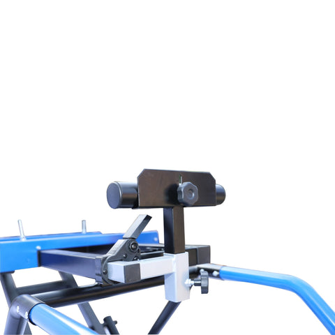 Heavy - Duty Portable Miter Saw Stand with Folding Legs, Adjustable Rollers & Wheels 26505 - with | Sold by Uncle Wiener's Wholesale