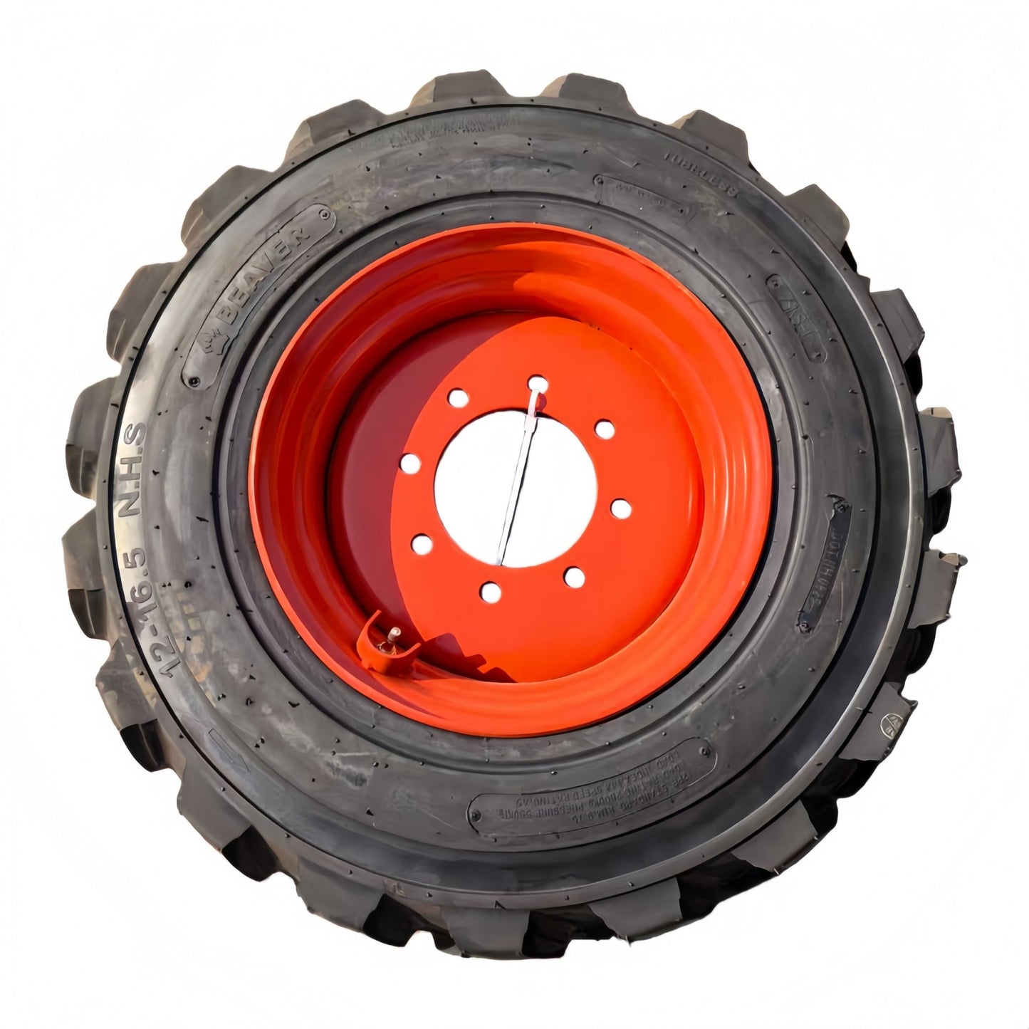 Heavy Duty Skid Steer Tires & Rims – 10x16.5 to 15x19.5 | SKS - 1 & SKS - 4 Options - Skid Steer Tires & Rims with 10 - 16.5 SKS - 4 Tire & Rim – 12 Ply Assembly | Sold by Uncle Wiener's Wholesale