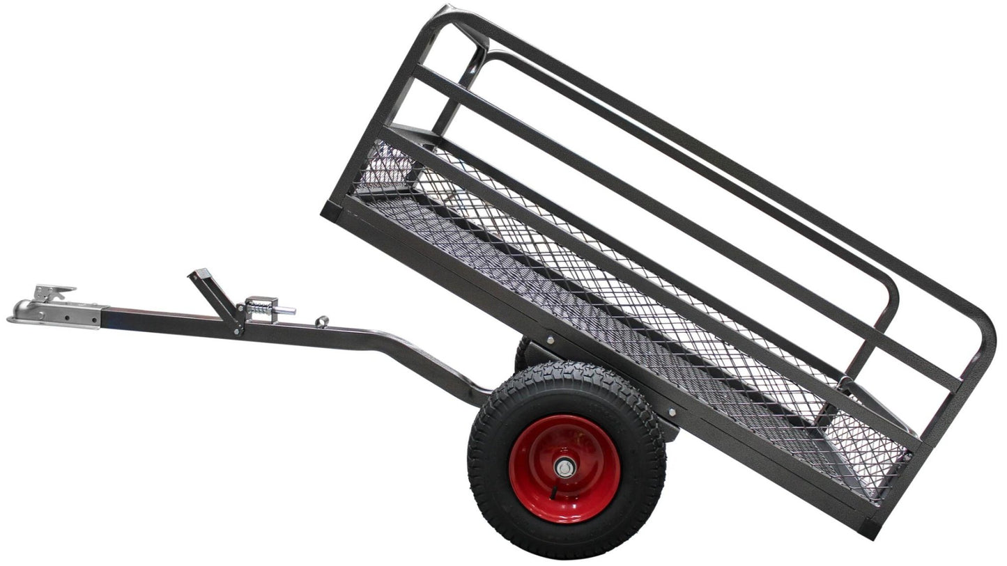 Heavy Duty Steel Utility Trailer Cart 900 lb (408 kg) Tow-Behind Garden ATV Cart BT007 - with | Sold by Uncle Wiener's Wholesale