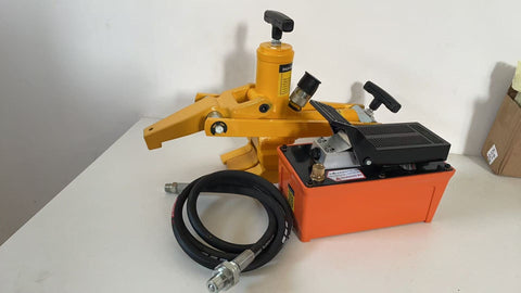 Heavy - Duty Truck & Ag Tire Hydraulic Bead Breaker Kit with 10,000 PSI Foot Pump – SKU: S1181 - Hydraulic Tire Bead Breaker Kit with | Sold by Uncle Wiener's Wholesale