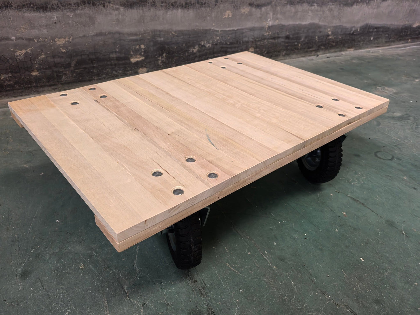 Heavy - Duty Wooden Tool Cart & Furniture Moving Dolly with 3″ Wheels 660 lb Capacity TC4318 - with | Sold by Uncle Wiener's Wholesale