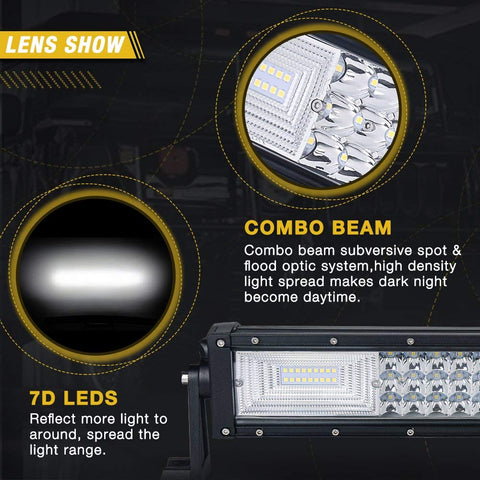 8D 6000K LED Light Bars – Straight and Curved Models
Off-Road Waterproof LED Light Bars with Spot + Flood Beam
Mounted Curved LED Bar on Truck Grill
Aluminum Housing LED Light Bars for Trucks and ATVs
High-Lumen LED Light Bars – Multiple Sizes Available