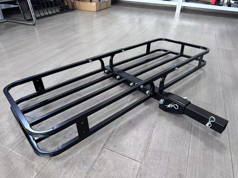 Hitch - Mounted Steel Cargo Carrier – 500 Lbs Capacity | CC0500F - with | Sold by Uncle Wiener's Wholesale