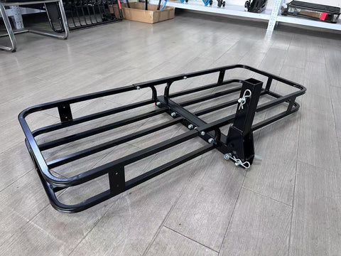 Hitch - Mounted Steel Cargo Carrier – 500 Lbs Capacity | CC0500F - with | Sold by Uncle Wiener's Wholesale