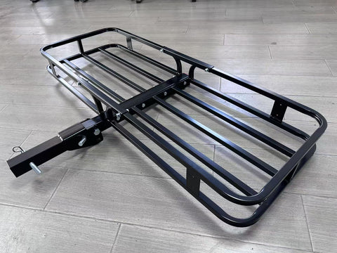 Hitch - Mounted Steel Cargo Carrier – 500 Lbs Capacity | CC0500F - with | Sold by Uncle Wiener's Wholesale