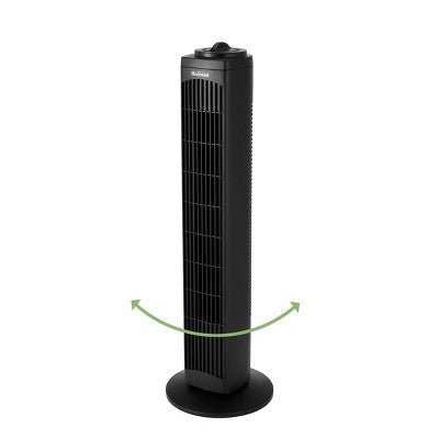 Holmes 29" Oscillating Manual Tower Fan - with Dimensions (Overall): 29 Inches (H) x 9.05 Inches (W) x 9.05 Inches (D) | Sold by Uncle Wiener's Wholesale