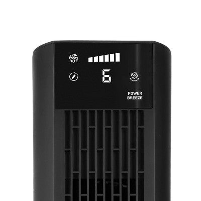 Holmes 40" Oscillating Digital Tower Fan with Clear Read Display - with <B>Dimensions (Overall):</B> 40 Inches (H) x 11.65 Inches (W) x 11.65 Inches (D) | Sold by Uncle Wiener's Wholesale