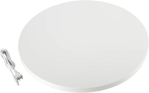 Homend 110V Electric Motorized Rotating Turntable Display Stand, 88lb Load, 360 Degree Rotating in Either Direction, for Photography, Showcase (White, 24inch/60cm) - with | Sold by Uncle Wiener's Wholesale