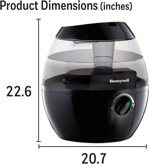 Honeywell HUL520B Mistmate Cool Mist Humidifier Black With Easy Fill Tank & Auto Shut - Off, For Small Room, Bedroom, Baby Room, Office - with Black | Sold by Uncle Wiener's Wholesale