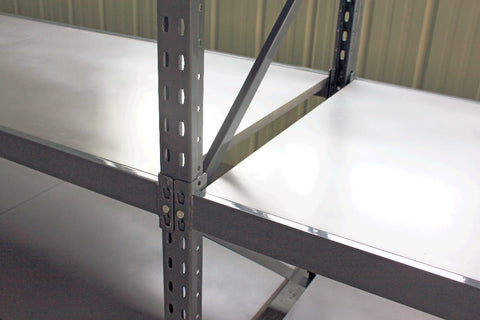 IDR500 Boltless Racking with Orange Shelves
Blue & Red Heavy-Duty Shelving Unit
IDR700 Industrial Steel Storage System
Adjustable Warehouse Racking Beam Set
Upright Frame for Commercial Racking – IDR300