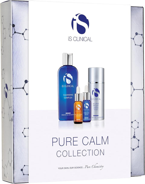 iS CLINICAL Pure Calm Collection - Calming Skincare Full Regime, Collection Gift Set, Perfect for Red or Irritated Skin - with | Sold by Uncle Wiener's Wholesale