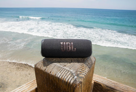 JBL Flip 6 - Portable Bluetooth Speaker, powerful sound and deep bass, IPX7 waterproof, 12 hours of playtime, JBL PartyBoost for multiple speaker pairing for home, outdoor and travel (Black) - with Black | Sold by Uncle Wiener's Wholesale