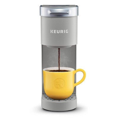 Keurig K - Mini Single - Serve K - Cup Pod Coffee Maker - Gray: Compact, 12 oz Capacity, Automatic Shut - Off, Cord Storage - with Dimensions (Overall): 12.1 Inches (H) x 4.5 Inches (W) x 11.3 Inches (D) | Sold by Uncle Wiener's Wholesale