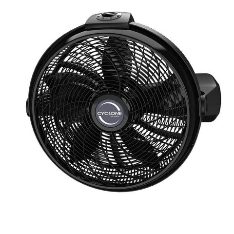 Lasko 20 in. 3 Speeds Cyclone Floor Fan in Black with 90 Degrees Tilt Adjustment, Built - In Carry Handle, Wall Mountable - with Black | Sold by Uncle Wiener's Wholesale