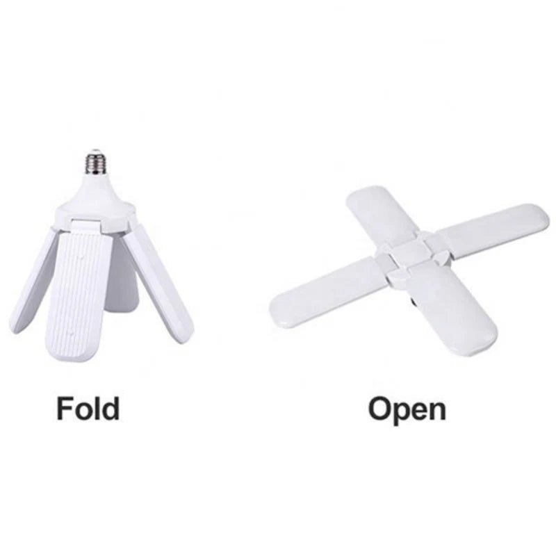 LED Garage Light Bulb 6500K Cool White Adjustable Fan Blade E26 Base 66125W - with | Sold by Uncle Wiener's Wholesale