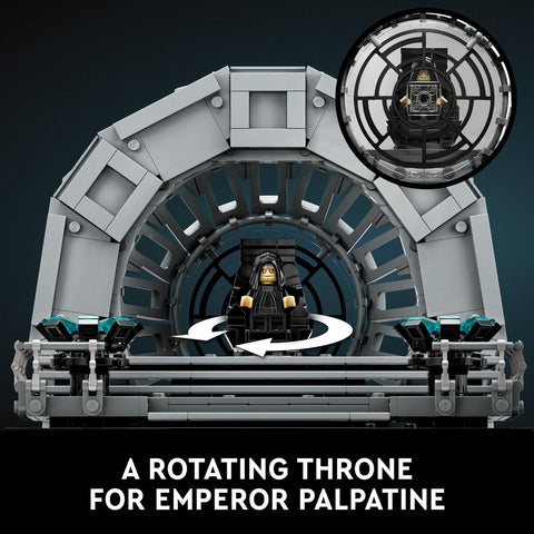 LEGO Star Wars Emperor’s Throne Room Diorama 75352 Building Set for Adults, Classic Star Wars Collectible for Display with Darth Vader Minifigure, Fun Birthday Gift for Men and Women - with | Sold by Uncle Wiener's Wholesale