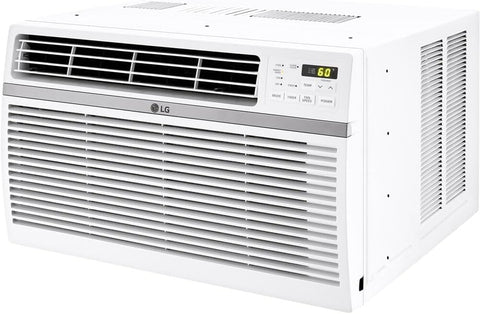 LG 24,500 BTU Window Air Conditioner, 230/208V, Cools 1,560 Sq. Ft. for Bedroom, Living Room, Apartment, Quiet Operation, with Remote, 3 Cooling & Fan Speeds, Auto Restart, and 24H Timer, White - with | Sold by Uncle Wiener's Wholesale