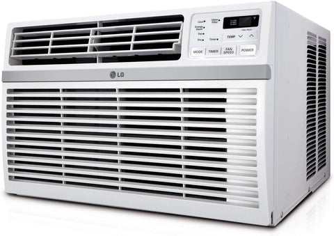 LG 24,500 BTU Window Air Conditioner, 230/208V, Cools 1,560 Sq. Ft. for Bedroom, Living Room, Apartment, Quiet Operation, with Remote, 3 Cooling & Fan Speeds, Auto Restart, and 24H Timer, White - with | Sold by Uncle Wiener's Wholesale