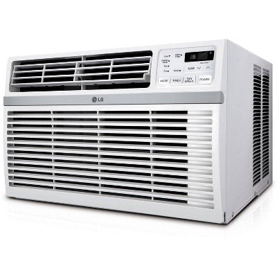 LG Electronics 10,000 BTU 115V Window - Mounted Air Conditioner with Remote Control: LW1016ER, 3 Speeds, 300 - 500 sq. ft. - with Dimensions (Overall): 15 Inches (H) x 22.2 Inches (W) x 23.6 Inches (D) | Sold by Uncle Wiener's Wholesale