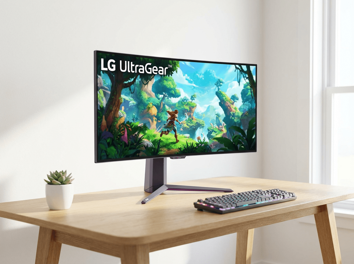 LG UltraGear 34" 1440p UWQHD 240Hz 0.03ms GTG Curved OLED LED G - Sync FreeSync Gaming Monitor - Purple Grey - General Equipment with | Sold by Uncle Wiener's Wholesale