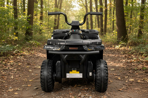 Licensed Arctic Cat 24V Ride - On ATV Quad Bike for Kids | Remote Control, LED Lights, EVA Wheels - with Grey Arctic Cat ATV | Sold by Uncle Wiener's Wholesale