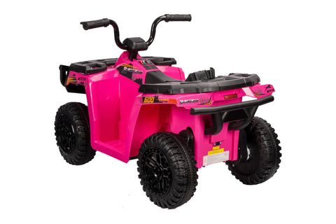 Licensed Arctic Cat 24V Ride - On ATV Quad Bike for Kids | Remote Control, LED Lights, EVA Wheels - with Pink Arctic Cat ATV | Sold by Uncle Wiener's Wholesale