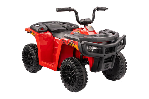 Licensed Arctic Cat 24V Ride - On ATV Quad Bike for Kids | Remote Control, LED Lights, EVA Wheels - with Red Arctic Cat ATV | Sold by Uncle Wiener's Wholesale