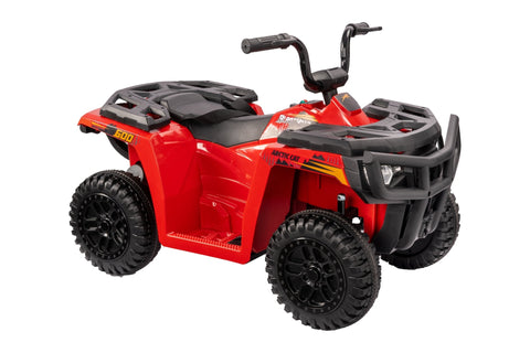 Licensed Arctic Cat 24V Ride - On ATV Quad Bike for Kids | Remote Control, LED Lights, EVA Wheels - with Red Arctic Cat ATV | Sold by Uncle Wiener's Wholesale