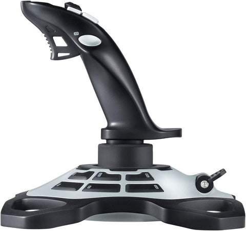 Logitech G Extreme 3D PRO Joystick, 12 Programmable Buttons, 8 - way Hat Switch, Stable, Weighted Base, Rapid - fire Trigger, USB, PC - Black/Silver - with | Sold by Uncle Wiener's Wholesale