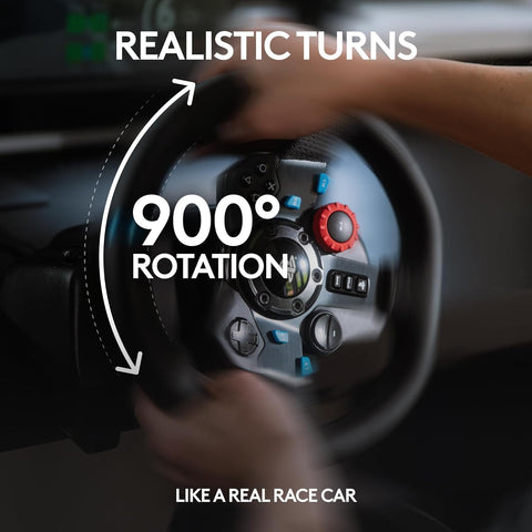 Logitech Gaming Dual - motor Feedback Driving Force G29 Racing Wheel with Responsive Pedals for PlayStation 4 and PlayStation 3. Little bit used - with | Sold by Uncle Wiener's Wholesale