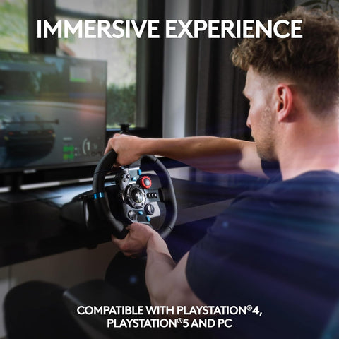 Logitech Gaming Dual - motor Feedback Driving Force G29 Racing Wheel with Responsive Pedals for PlayStation 4 and PlayStation 3. Little bit used - with | Sold by Uncle Wiener's Wholesale