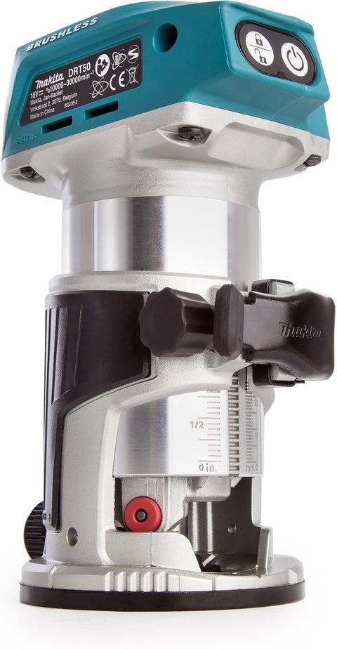 MAKITA DRT50 Cordless Flush Machine 18V LXT (Machine Only) with Accessories in MAKPAC, used, probably missing parts - with Blue | Sold by Uncle Wiener's Wholesale