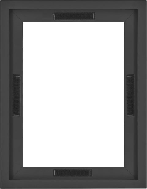 MCS Canvas Float Frames 9x12 Frame, Black Frame for Finished Canvases, Vertical & Horizontal Wall Hanging Large Frame with Adhesive for Canvas Paintings (1 - Pack) - with | Sold by Uncle Wiener's Wholesale