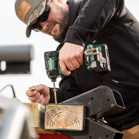 Metabo HPT 36V MultiVolt™ Cordless Triple Hammer Bolt Impact Driver Kit | 1/4 - Inch Keyless | 5 Speed Modes | 3 LED Lights | Up to 1,903 in - lbs of Torque | IP56 Rated | Lifetime Tool Warranty | WH36DC - with | Sold by Uncle Wiener's Wholesale