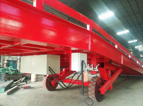Mobile Loading Dock with Hydraulic Lift – 22,000 LB Capacity, Portable Steel Access Ramp - Mobile Hydraulic Loading Dock Ramp with MOBILE LOADING DOCK WITH MANUAL HYDRAULIC LIFT 12924 | Sold by Uncle Wiener's Wholesale