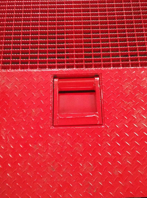 Mobile Loading Dock with Hydraulic Lift – 22,000 LB Capacity, Portable Steel Access Ramp - Mobile Hydraulic Loading Dock Ramp with MOBILE LOADING DOCK WITH MANUAL HYDRAULIC LIFT 12924 | Sold by Uncle Wiener's Wholesale