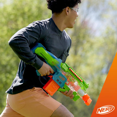Nerf Elite 2.0 Double Punch Dart Blaster - with Multi | Sold by Uncle Wiener's Wholesale