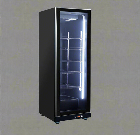 • “1-door commercial beverage cooler with LED lighting”
• “2-door glass display drink fridge for retail”
• “3-door wheeled merchandiser cooler with double-glass doors”
• “4-door commercial beverage cooler with caster wheels”
• “Interior view of LED-lit drink fridge with adjustable shelves”