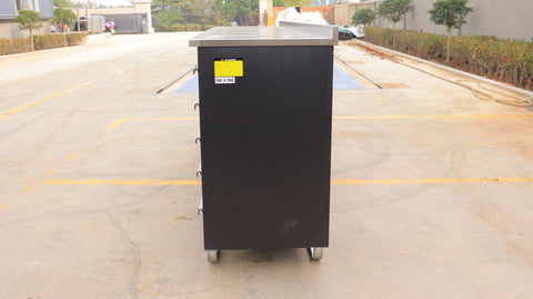 NEW 10 FT HEAVY DUTY STEEL WORK BENCH 35 , 25 , 20 & 15 DRAWER - with 15 Drawer + 2 Cabinet Drawer Stainless | Sold by Uncle Wiener's Wholesale