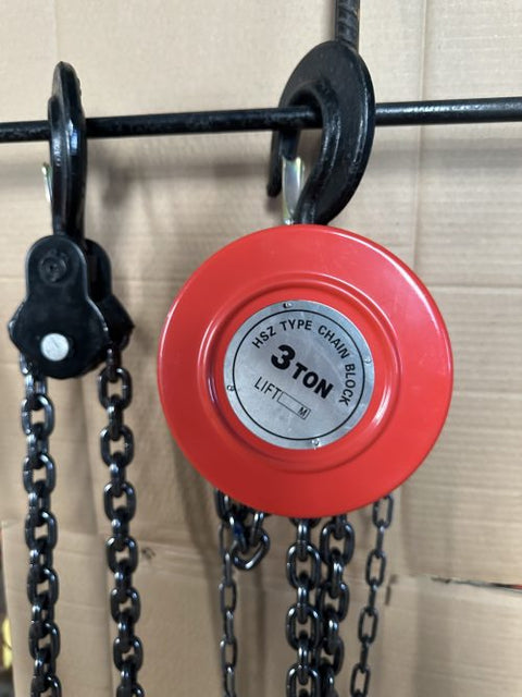 10 FT HOOK CHAIN BLOCK HOISTS - with 2000 KG | Sold by Uncle Wiener's Wholesale