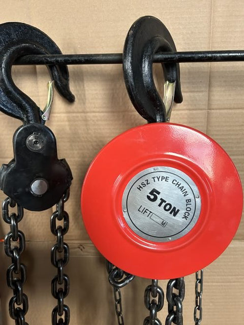 10 FT HOOK CHAIN BLOCK HOISTS - with 2000 KG | Sold by Uncle Wiener's Wholesale